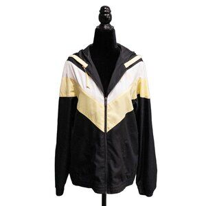 Adidas Color Block Hooded Windbreaker, Size Large